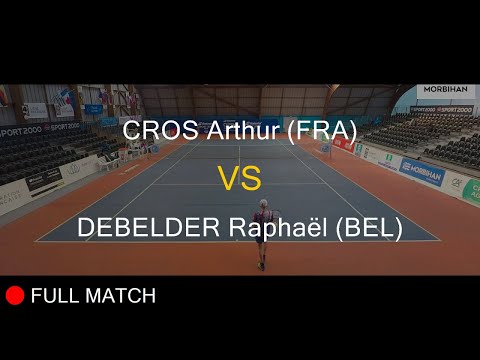 CROS Arthur (FRA) VS DEBELDER Raphaël (BEL) - Open Super 12 Auray 2023