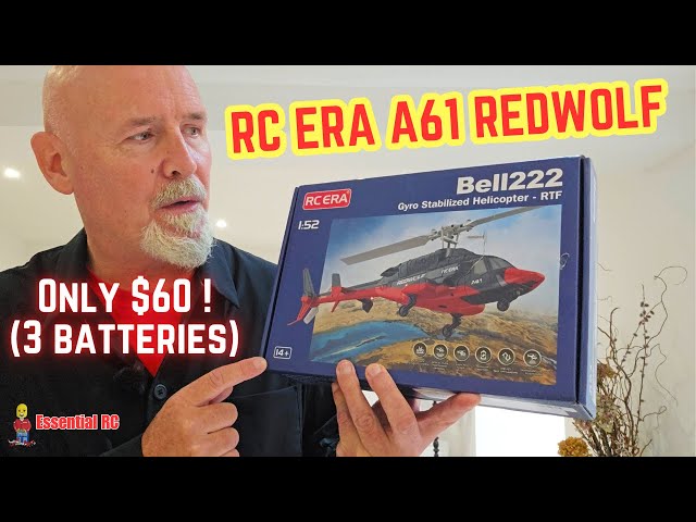 Vídeo relacionado con Meiurlex RC ERA A61 - Helicóptero teledirigido para adultos, 1:52 Little Wolf con ajuste de altura y posicionamiento óptico, modelo de avión RTF para principiantes