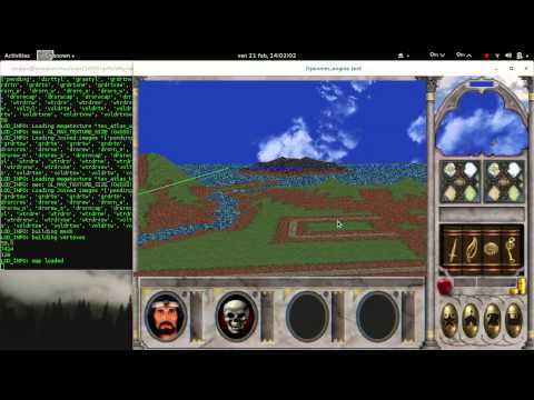 Might and Magic engine demo (Python3 + glut Opengl)