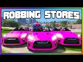GTA 5 Roleplay ROBBING STORES DRESSED EXACTLY THE SAME RedlineRP