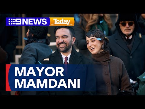 Mamdani sworn in as mayor of New York City | 9 News Australia