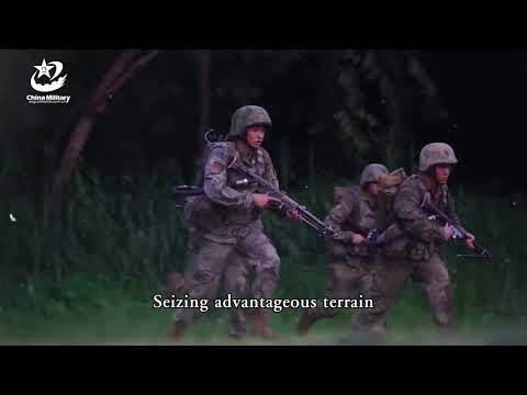 PLA Soldiers Conduct Flamethrower Firing Assessment