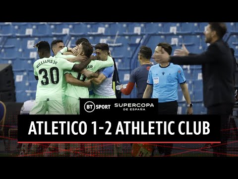 Atletico Madrid vs Athletic Club (1-2) | Simeone's side crash out! | Spanish Super Cup Highlights