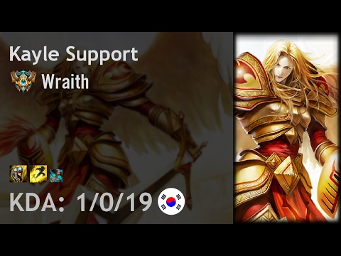 Kayle Support vs Thresh - Wraith - KR Challenger Patch 7.3