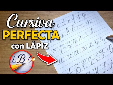 Cómo tener LETRA BONITA con LÁPIZ ✏️ (Trucos de Cursiva)