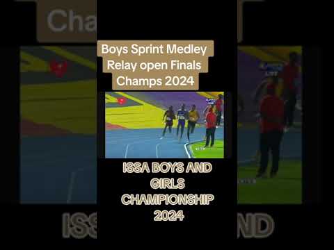 Boys and Girls champs 2024 boys Sprint medley relay