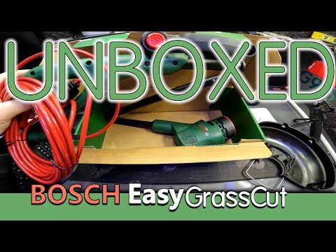 Unboxing and assembling #Bosch #EasyGrassCut 23 cm #Argos