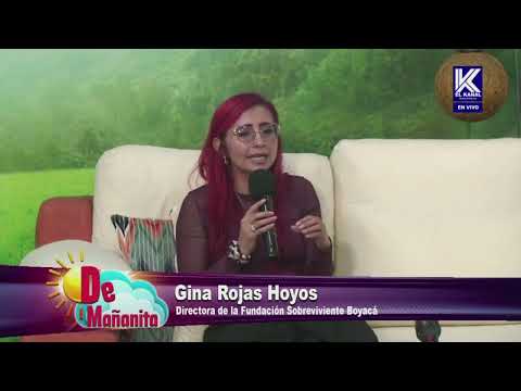 #Tunja Entrevista con Gina Rojas Hoyos, Directora de la Fundación Sobreviviente Boyacá