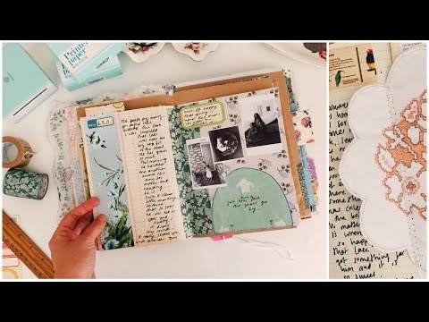 junk journal with me  process video ideas tips