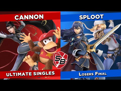 Shield Breaker 17 - LOSERS FINAL - Cannon (Bayonetta, Diddy Kong) Vs. Sploot (Lucina, Shiek)