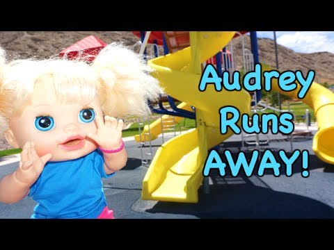 BABY ALIVE Audrey Runs Away Video At The Park!