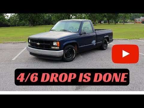 4/6 DROP KIT INSTALL ON 88-98 CHEVY PICKUP PART 6 DONE