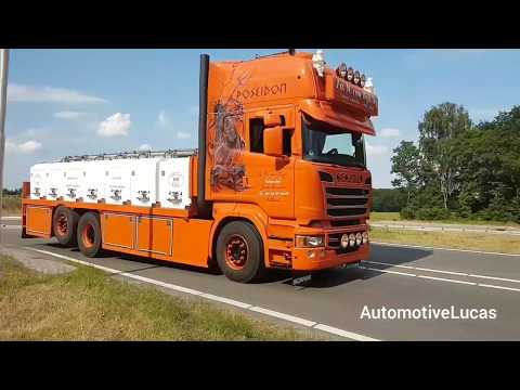 Trucks and cars leaving Truckstar 2019 (part 1)