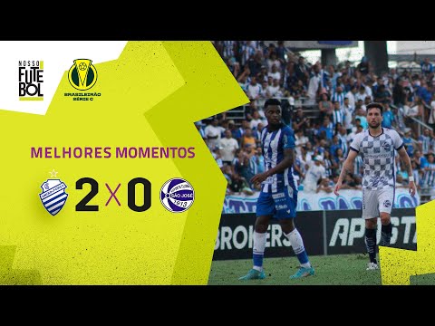 CSA DESENCANTA APÓS CINCO JOGOS - CSA 2 x 0 São José - Melhores Momentos - Série C