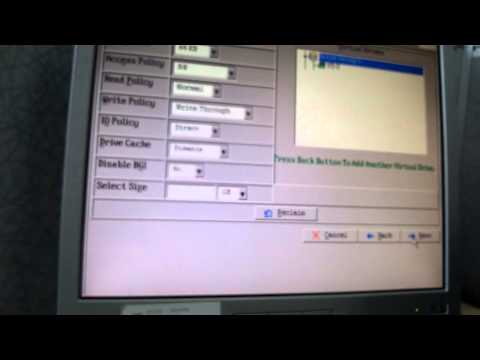 RAID configuration for IBM x3650 M3