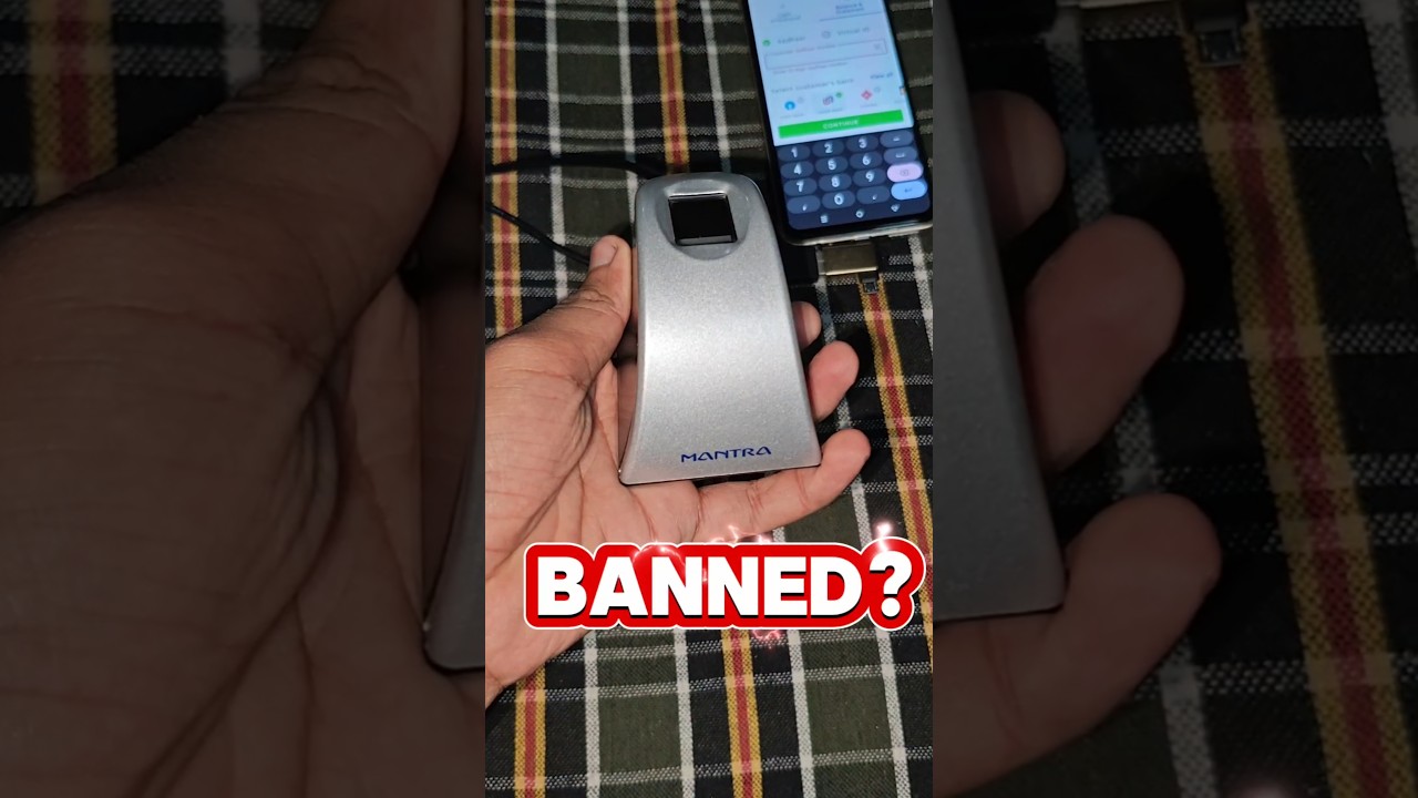 Mantra MFS100 (L0 device) End Date? #shorts #mantramfs100 #adharwithdrwal