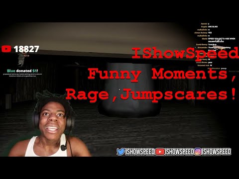 IShowSpeed RAGE, FUNNY Moments -JUMPSCARES- Compilation (4k)