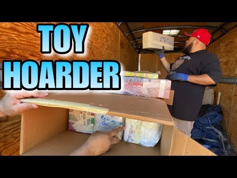 Toy Hoarder | he hoarded toys | time capsule of pleasure | I bought an abandoned storage locker