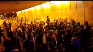 Irish fans throw massive sing-song in Bordeaux tunnel