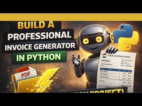 Build a Professional Invoice Generator in Python (Real Automation Project)