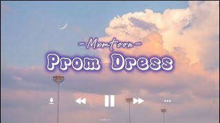 Cover art for prom dress (lyrics x sped up)