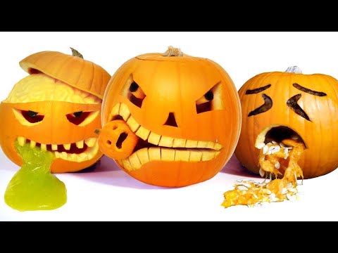 , title : '10 Awesome Halloween Pumpkin Carving Ideas'