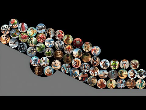 ALL 55 Italian Brainrot Characters Marble Race – Who Will Win ? Round 55