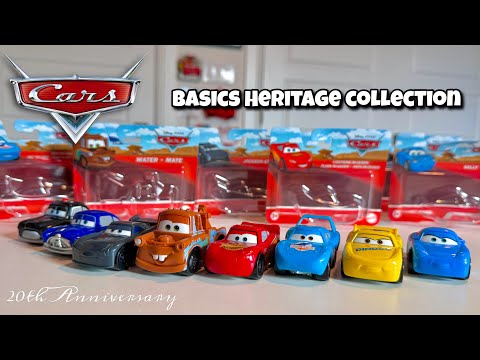 2026 Disney Cars Basics Collection Unboxing & Review — Heritage Edition Vehicles