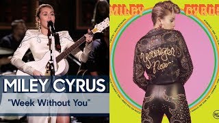 Miley Cyrus - Week Without You Live and Studio Version (USE HEADPHONES)