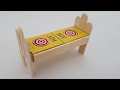 How To Make Matchbox Cot DIY At Home Matchbox Craft Works At Home Matchbox DIY At Home
