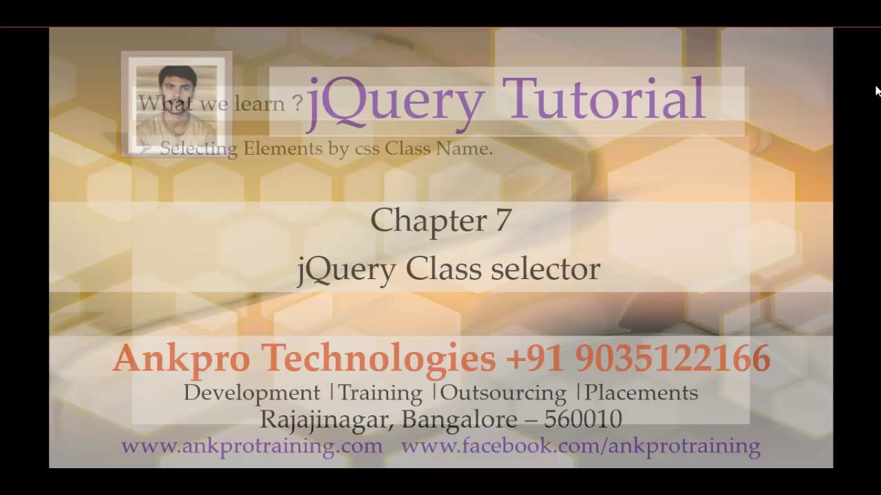 jQuery 7 - Selectors - Class selector