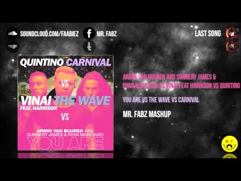 Armin Van Buuren vs VINAI vs Quintino - You Are vs The Wave vs Carnival (Mr. Fabz Mashup)
