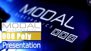 Video thumbnail for Modal Electronics 008 - 8 voice analog poly sounds by sonicstate