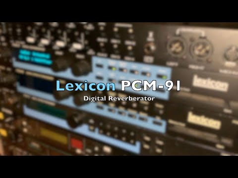 Lexicon PCM 91 Digital Reverberator 1990s - Black image 15