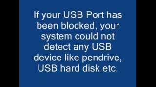 preview picture of video 'Enable USB Port in Windows XP and Vista'