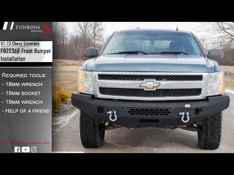 FB22368 07-13 Chevy Silverado Front Bumper Installation Guide
