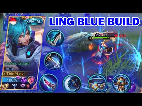 LING BLUE BUILD INSANE & SATISFYING DAMAGE | UNSTOPPABLE LING GAMEPLAY | LEVIMLBB | MOBILE LEGENDS