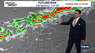 Dry Tuesday but scattered storms with wind and hail possible Wednesday evening | Tue A.M. Update