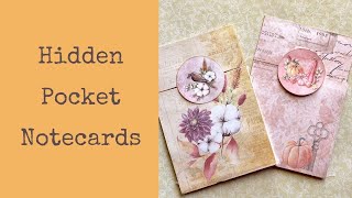 How to Make Hidden Pocket Notecards
