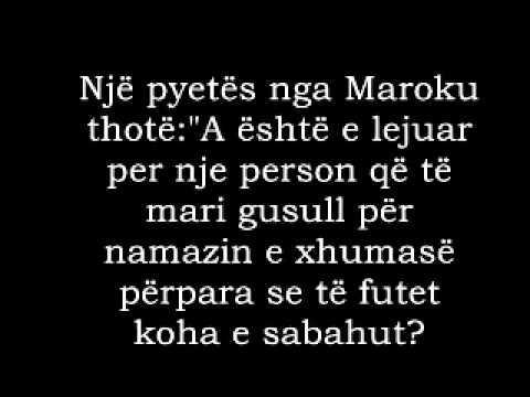 A lejohet të marësh gusul për xhuma përpara sabahut?