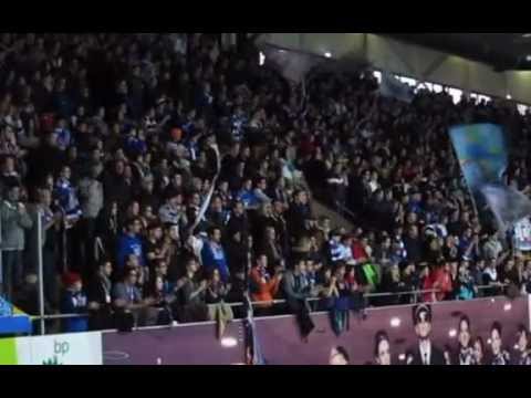 Colin enjoying Kloten Flyers :  HC Davos   Jan 13, 2013