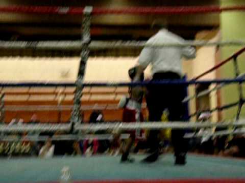 Inland NorthWest Boxing Association Champ 55 lbs Johnny Drakes round #1