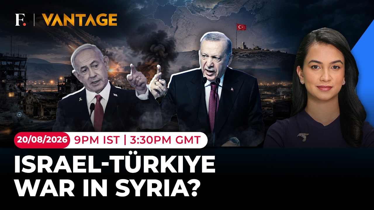 Israel Hits Syrian Air Base, Accuses Turkey of Military Presence | Vantage on Firspost | 4K