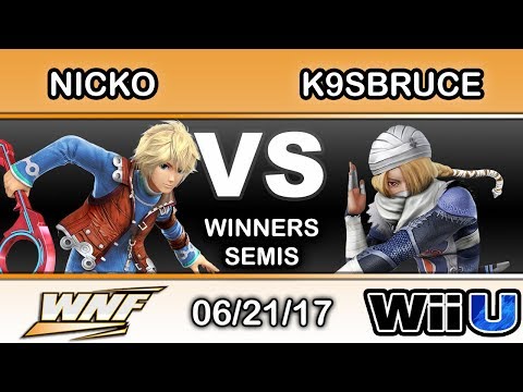 WNF 2.7 - FAD | Nicko (Shulk) Vs. MF | LH | K9sbruce (Sheik) Winners Semis