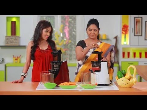 Hurom Slow Juicer with Chef Vijaylaxmi Infomercial