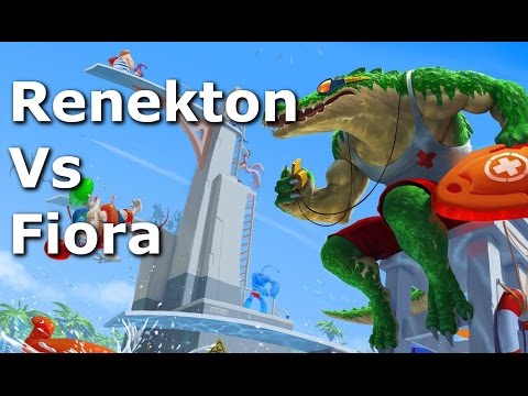 Renekton Vs Fiora Top Lane Commentary - Season 6 - League of Legends