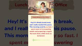 English Shadowing: Lunch Break at the Office!
