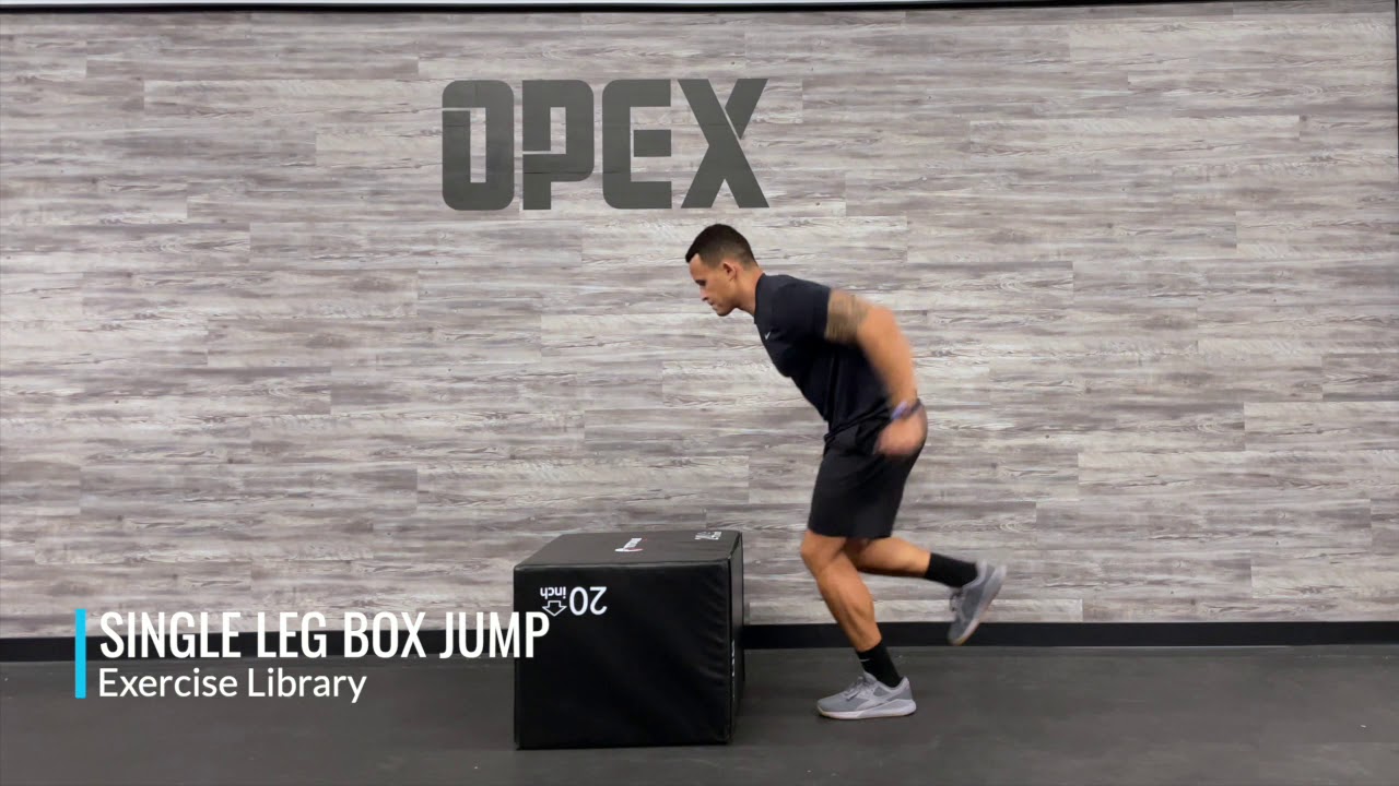 Single Leg Box Jump - YouTube