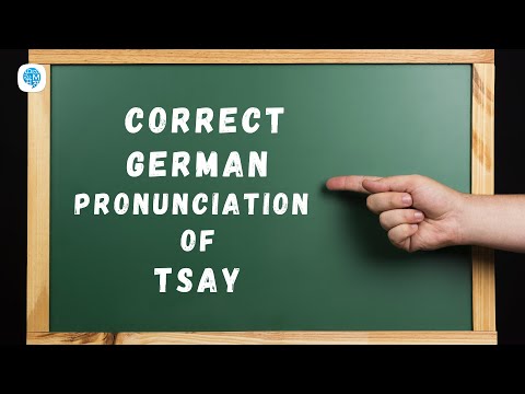 How to pronounce 'tsay' (c) in German? | German Pronunciation