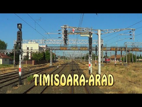 Timisoara-Arad Iunie 2025 In Cabina locomotivei-Cabinerit Führerstandsmitfahrt-En cabine-Cab view